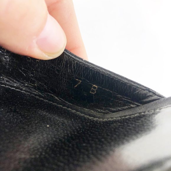 Gucci Black Horsebit Open Tie Hollywood Heels 7B - Picture 6 of 13